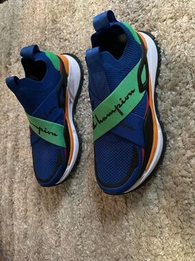 NEW Men’s Sneakers CHAMPION REFLEX X TRAINERS SLIP ON Blue Size 8.5